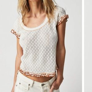 Free People Garner Tee Medium